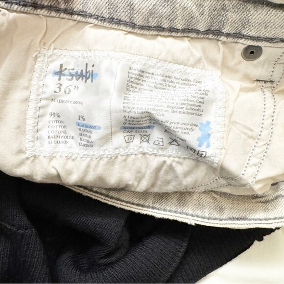 NWT Ksubi Hazlow Comet Grey Jeans size 36 - Picture 10 of 12